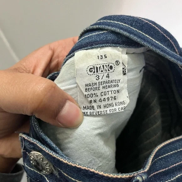 Gitano vintage women’s retro style striped jeans. #vintage #retro. - Picture 11 of 14